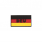 Preview: Patch Deutschland Flagge DEU PVC Klein 5,5x3 cm mit Klett