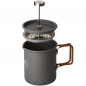 Preview: Helikon-Tex - Camp French Press Coffee Mug - Grey - Aluminium Becher 0,6 Liter