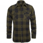 Preview: Mil-Tec Lumberjack Flannel Shirt Heavy - Black-Olive Green