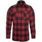 Preview: Mil-Tec Lumberjack Flannel Shirt Heavy - Black-Red