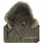 Preview: Mil-Tec US Shell M51 Parka Fur Hood - Olive Green