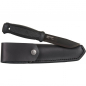 Preview: Morakniv Garberg Black C Leather Sheath - Carbon Steel Black