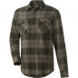 Preview: Wald & Forst Jagd Flannelhemd Breito - Oliv Kariert