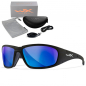 Preview: Wiley X - WX Boss Captivate Blue Mirror Matte Black Frame Sonnenbrille