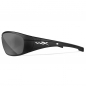 Preview: Wiley X - WX Boss Grey Silver Flash Matte Black Frame Sunglasses