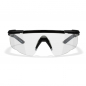 Preview: Wiley X - WX Saber Advanced Clear Matte Black Frame Safety Glasses