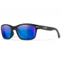 Preview: Wiley X - Helix Captivate Blue Mirror Matte Black Frame Sonnenbrille