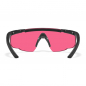 Preview: Wiley X - WX Saber Advanced Vermillion Matte Black Frame Safety Glasses