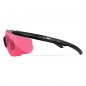 Preview: Wiley X - WX Saber Advanced Vermillion Matte Black Frame Safety Glasses