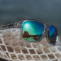 Preview: Wiley X - Trek Captivate Green Mirror Gloss Crystal Light Grey Frame Sunglasses