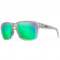 Preview: Wiley X - Trek Captivate Green Mirror Gloss Crystal Light Grey Frame Sunglasses