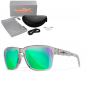 Preview: Wiley X - Trek Captivate Green Mirror Gloss Crystal Light Grey Frame  Sunglasses