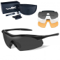 Preview: Wiley X - WX Vapor 2.5 Grey/Clear/Light Rust Matte Black Frame Sunglasses