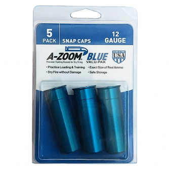 A-Zoom Dummy Rounds Shotgun 12 GA 5 Pack - Blue