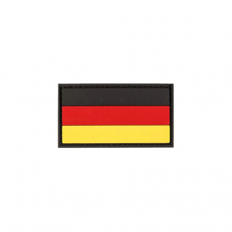 Patch Deutschland Flagge DEU PVC Klein 5,5x3 cm mit Klett