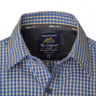 Helikon-Tex Covert Concealed Carry Short Sleeves Shirt -  Royal Blue Checkered