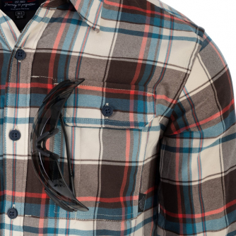 Helikon-Tex Greyman Shirt - Coral Crimson Checkered