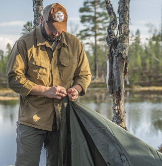 Helikon-Tex - Woodsman Shirt - Taiga Green/Black