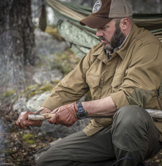 Helikon-Tex - Woodsman Shirt - Coyote/Taiga Green