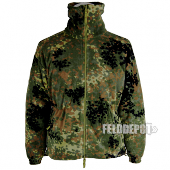 MMB - Fleece Jacke - Bundeswehr Flecktarn 