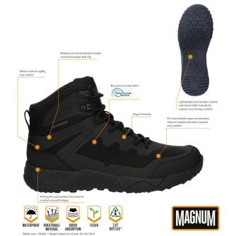 Magnum Hi-Tec Ultima 6.0 WP Security Boots - Black