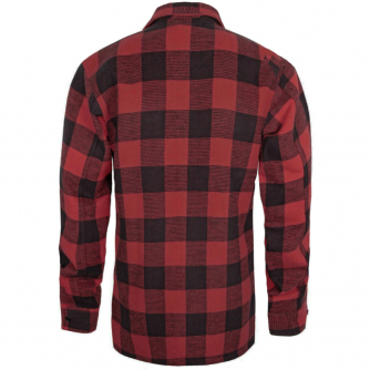 Mil-Tec Holzfällerhemd  Flannel Schwer - Schwarz-Rot