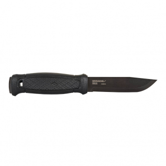 Morakniv Garberg Black C Leather Sheath - Carbon Steel Black