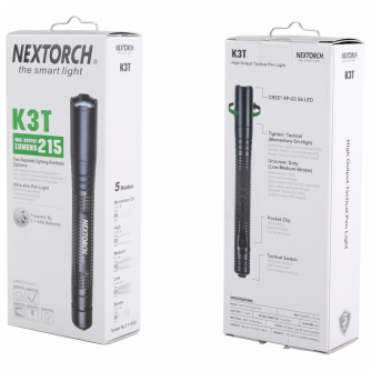 Nextorch K3T Tactical LED Penlight 215 Lumen Flashlight