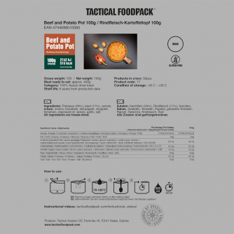 Tactical Foodpack - Beef and Potato Pot (Main)