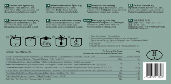 Tactical Foodpack - Haferflockenbrei mit Äpfeln (Frühstück)