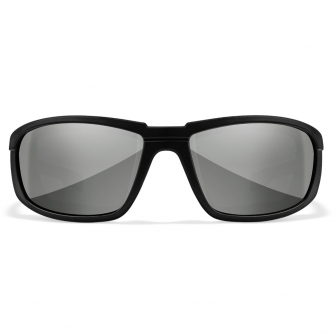 Wiley X - WX Boss Grey Silver Flash Matte Black Frame Sunglasses