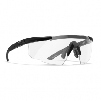 Wiley X - WX Saber Advanced Clear Matte Black Frame Safety Glasses