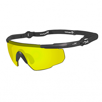 Wiley X - WX Saber Advanced Pale Yellow Matte Black Frame Schutzbrille