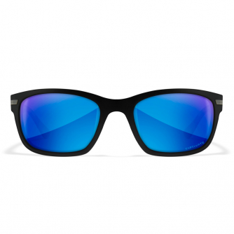 Wiley X - Helix Captivate Blue Mirror Matte Black Frame Sonnenbrille