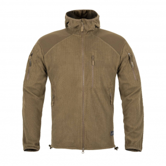 Helikon-Tex Alpha Hoodie Jacket Grid Fleece - Olive Green