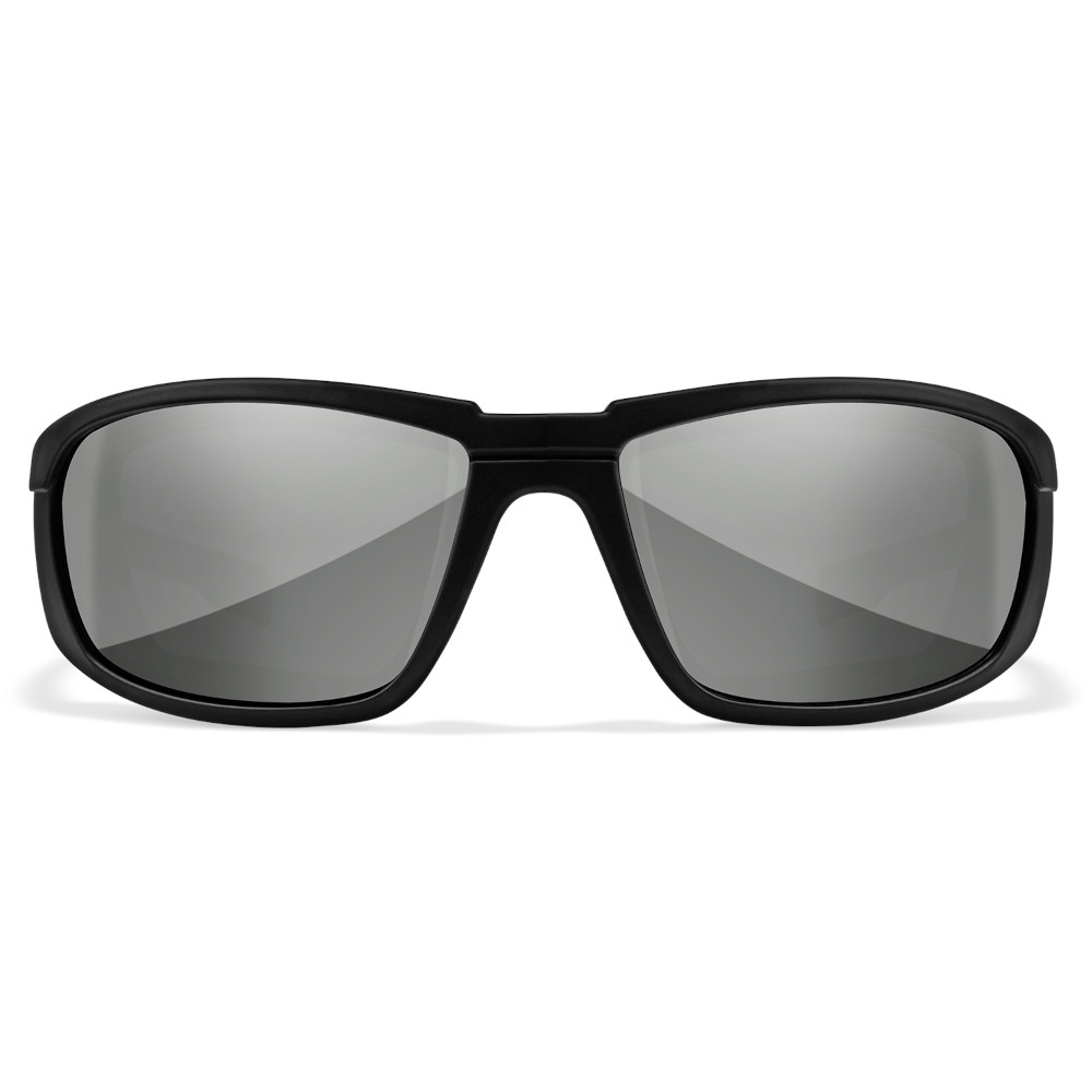 Wiley X - WX Boss Grey Frame Flash Black Matte Silver Felddepot Sonnenbrille 