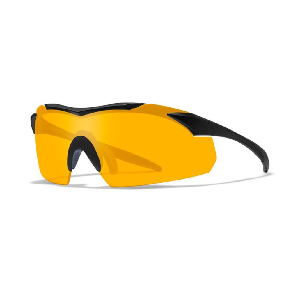 Wiley X Vapor Designer Sport / Work Sunglasses in Matte Black & Rust  (3-Lens Set)