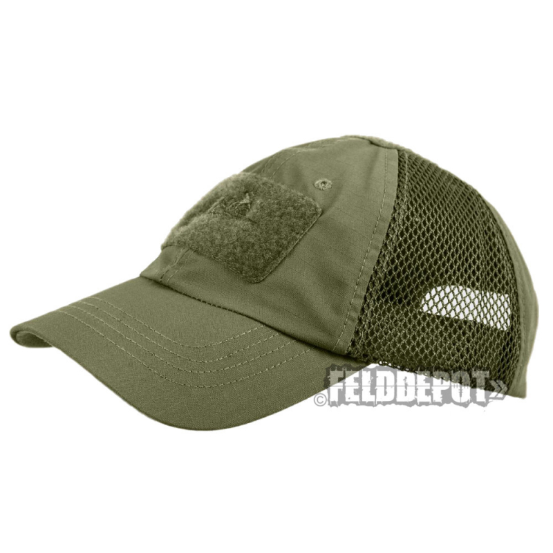 Helikon-Tex BBC Tactical Baseball Vent Cap Olive Green Ripstop