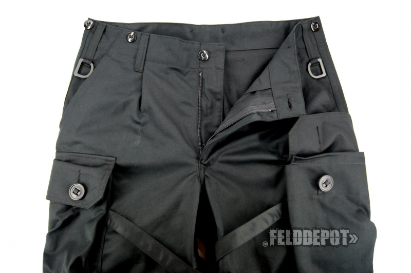 Leo Köhler Einsatzkampfhose KSK-Hose Ripstop Schwarz Black