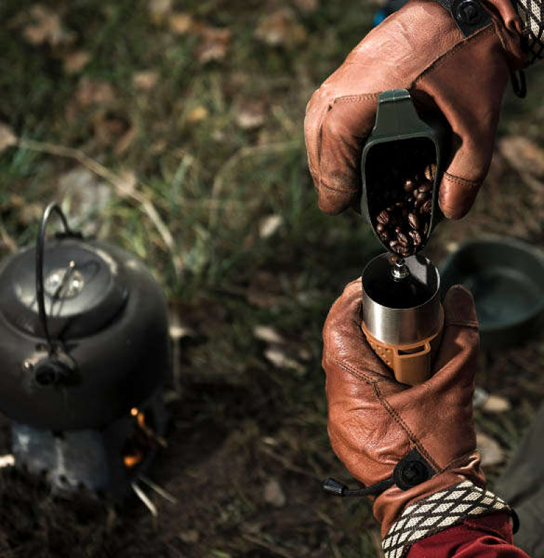 Helikon-Tex - Camp Hand  Coffee Grinder Kaffeemühle - Steel
