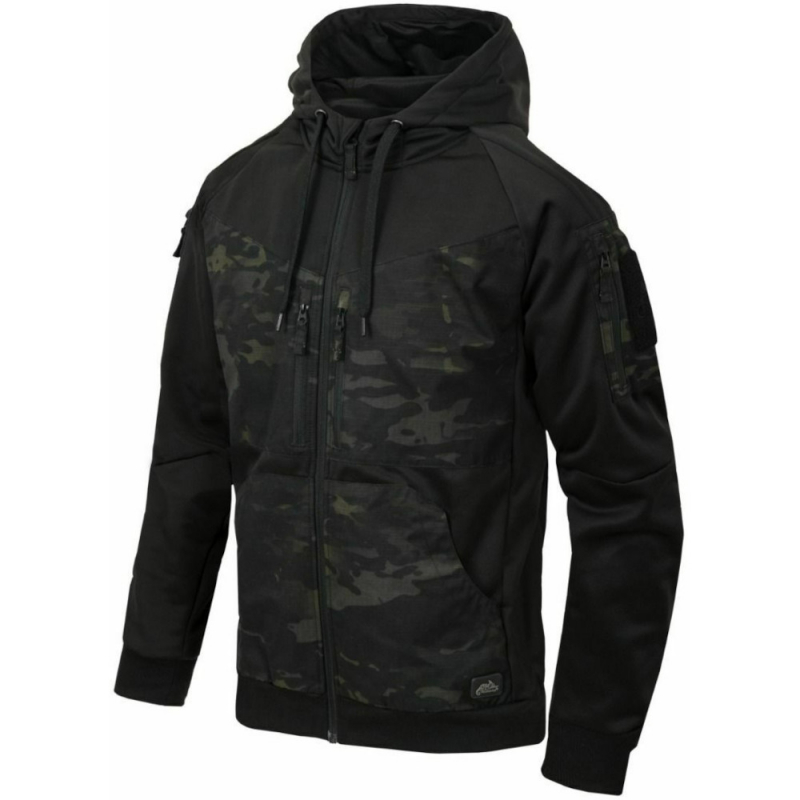 Helikon-Tex - Rogue Hoodie FullZip - Black / Multicam Black | Felddepot