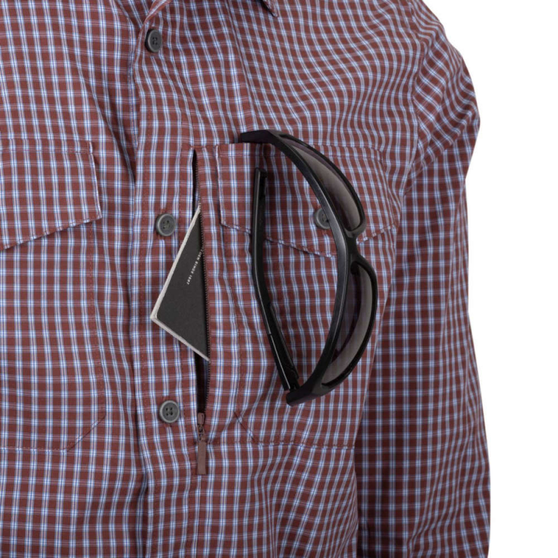 Helikon-Tex Covert Concealed Carry Shirt -  Scarlet Flame Checkered