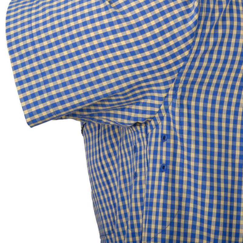 Helikon-Tex Covert Concealed Carry Short Sleeves Shirt -  Royal Blue Checkered