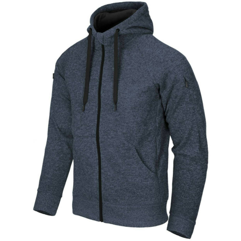 Helikon-Tex Covert Tactical Hoodie (Fullzip) - Blue Melange