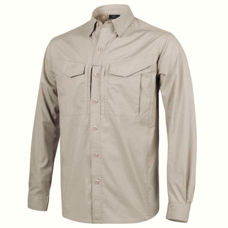 Helikon-Tex Defender Mk.2 Shirt Long Sleeve Ripstop - Khaki