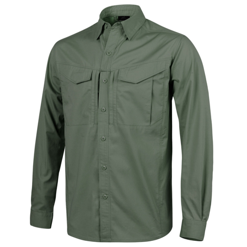 Helikon-Tex Defender Mk.2 Shirt Long Sleeve Ripstop - Olive Green