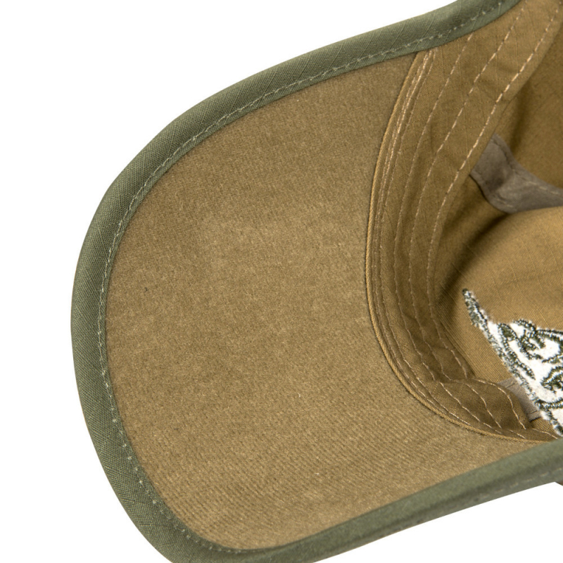 Helikon-Tex BBC Logo Cap Baseball - Coyote / Olive Green Ripstop