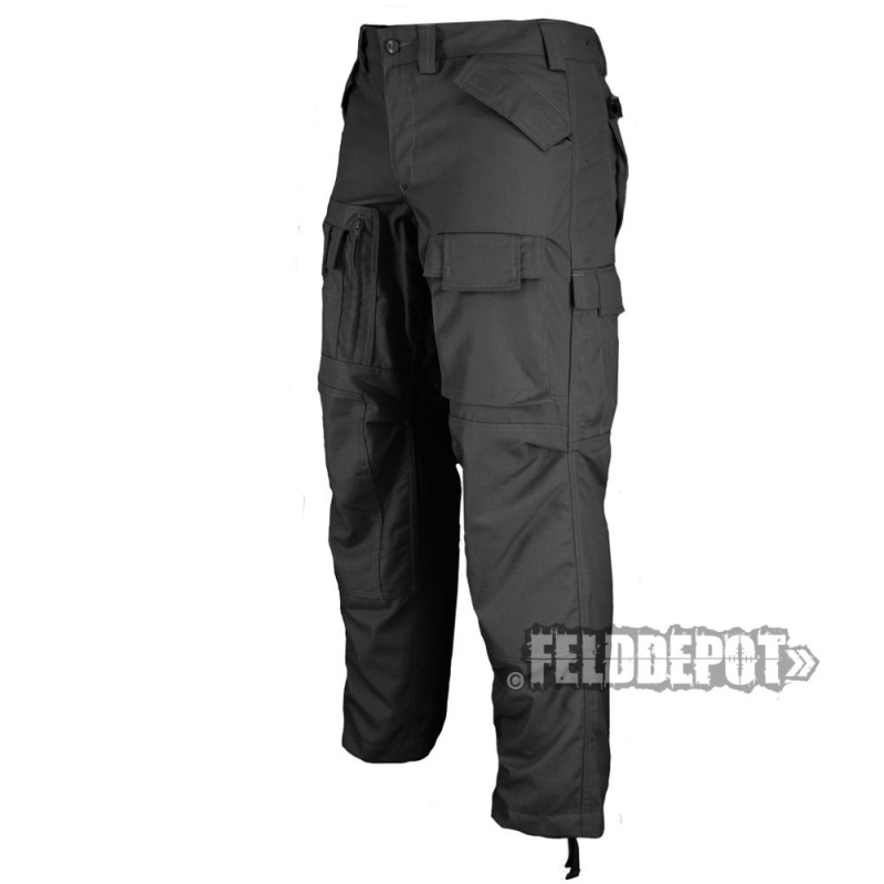 Leo Köhler Combat-Hose Ripstop - Schwarz Black