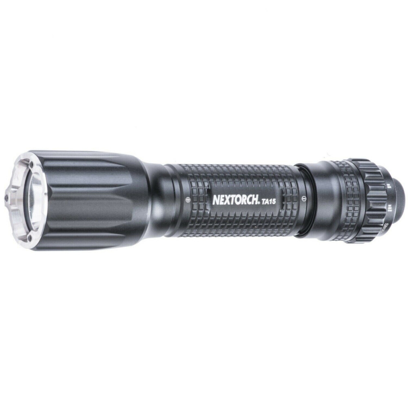 Nextorch TA15 v. 2.0 LED Taschenlampe, 700 Lumen, Multi-Batterie - Notfall-Glasbrecher