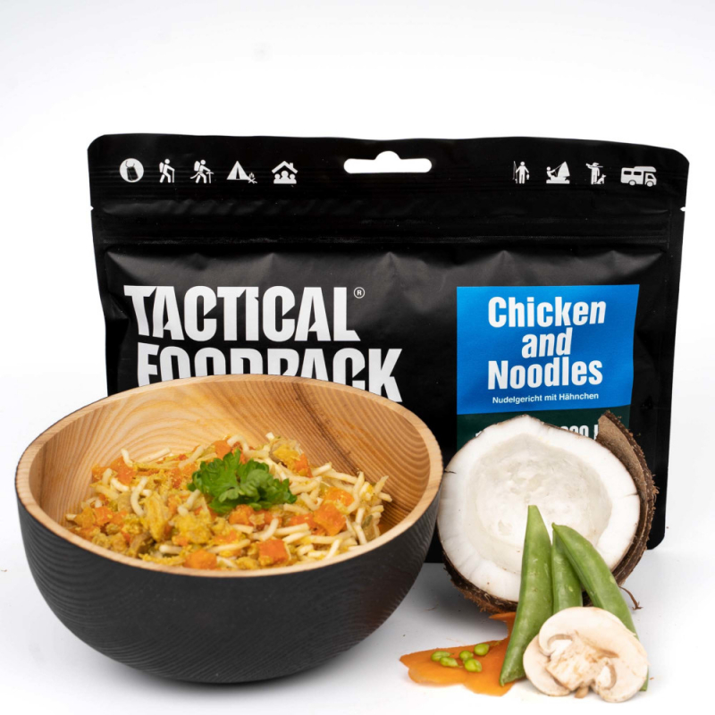 Tactical Foodpack - Nudelgericht mit Hähnchen (Hauptmahlzeit)